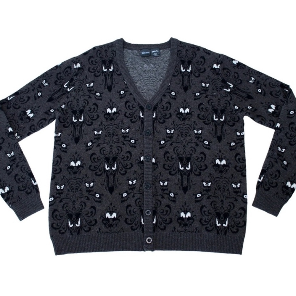 Cakeworthy Disney Parks Haunted Mansion Cardigan Sweater Medium